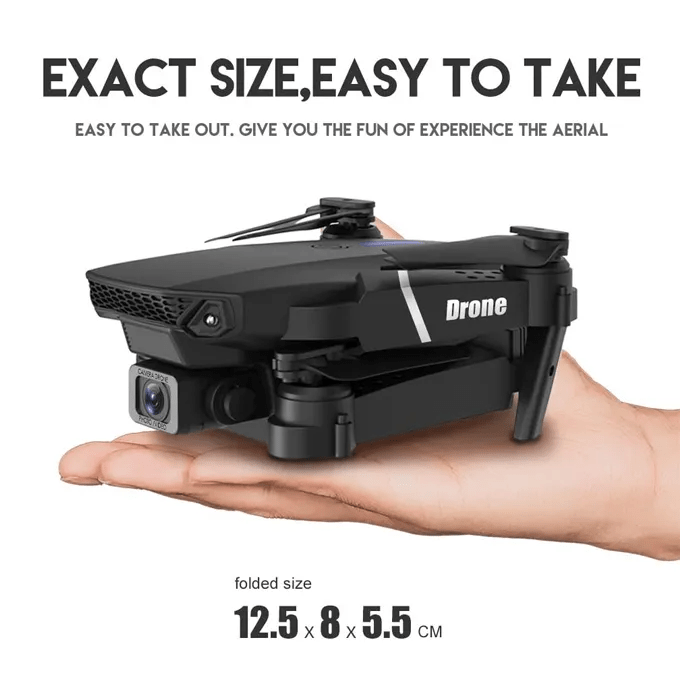 New E88Pro  Double Camera Drone With Obstacle Avoidance High Quality Quadcopter Foldable Camera Drone High Quality Camera Drone
