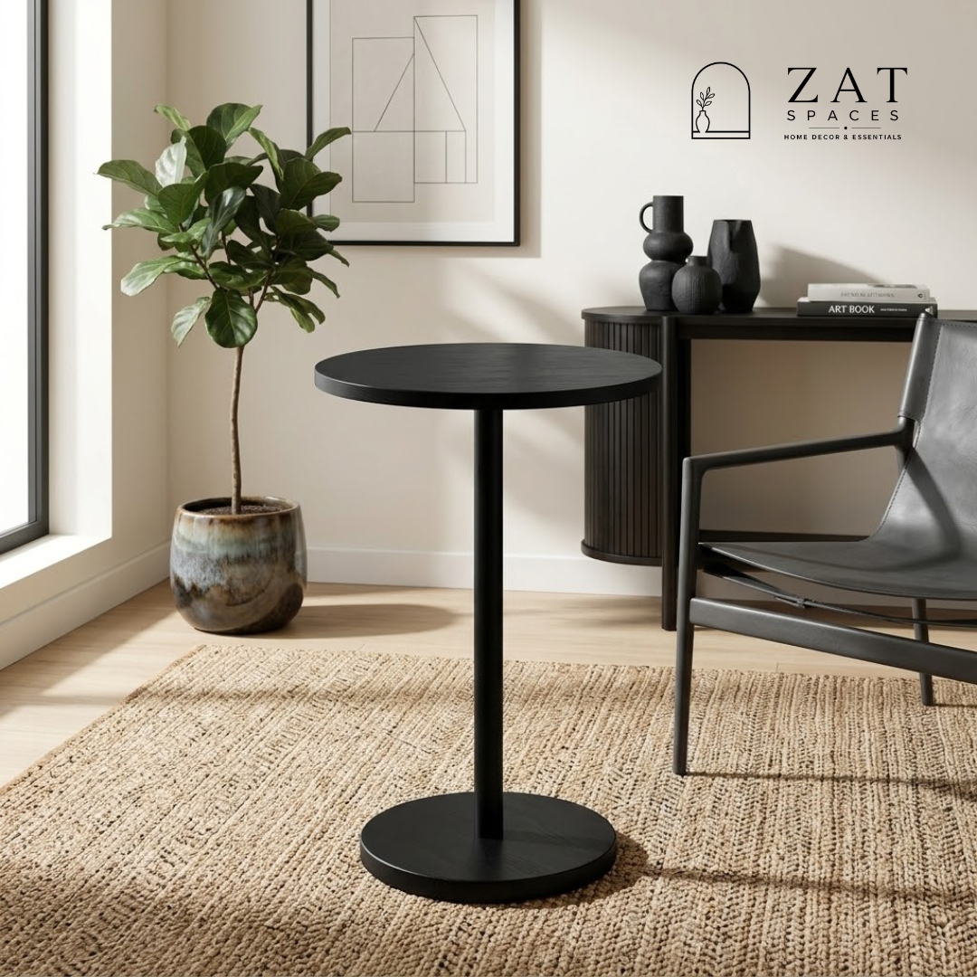 Coffee Table | Side Table | Round End Table | Sofa Side Table | Modern Bedside Table | Living Room Accent Table | Metal Round Table | Small Corner Table | ZAT Spaces