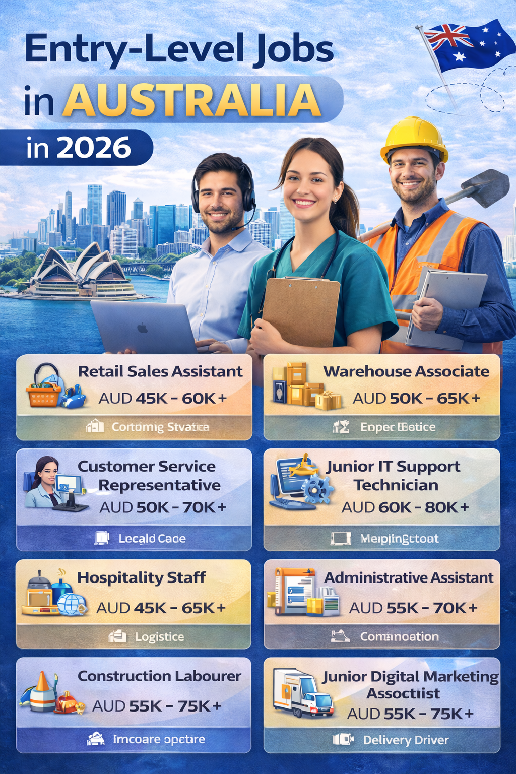 Entry-Level Jobs in Australia in 2026 – Beginner Career Opportunities & Salary Guide