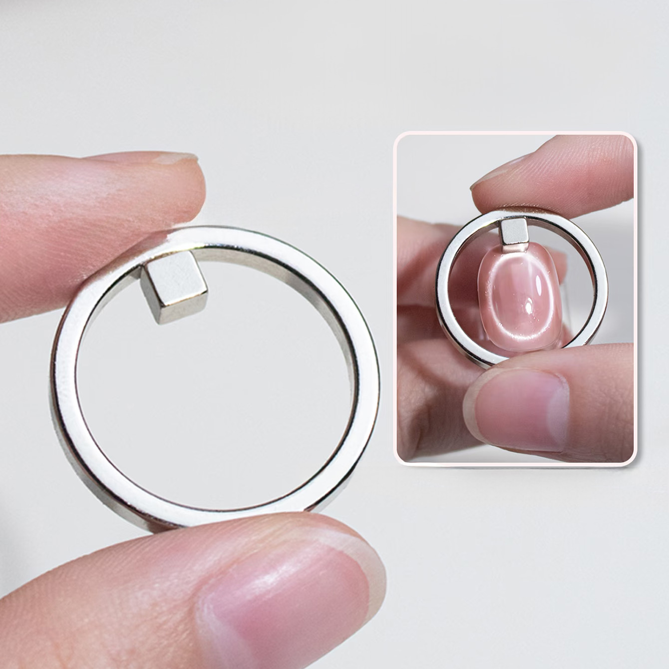 Popular New 8in1 Nail Magnet Multi Functional For Attracting Glass Beads Cat Eye Nail Polish And Gel Polish