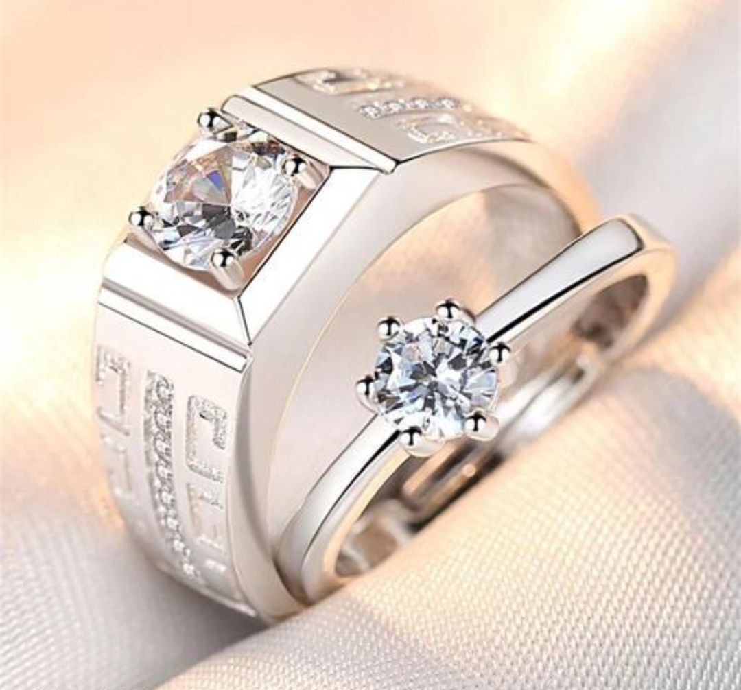 Couple Ring  Engagement Party Casual Accessory
Gift Luxury Jewelry