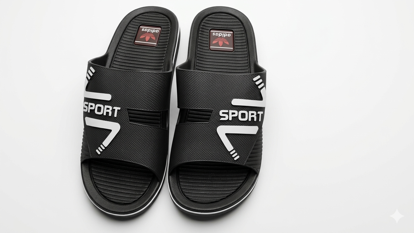 rubber nylon slippers shoes for men premium quality