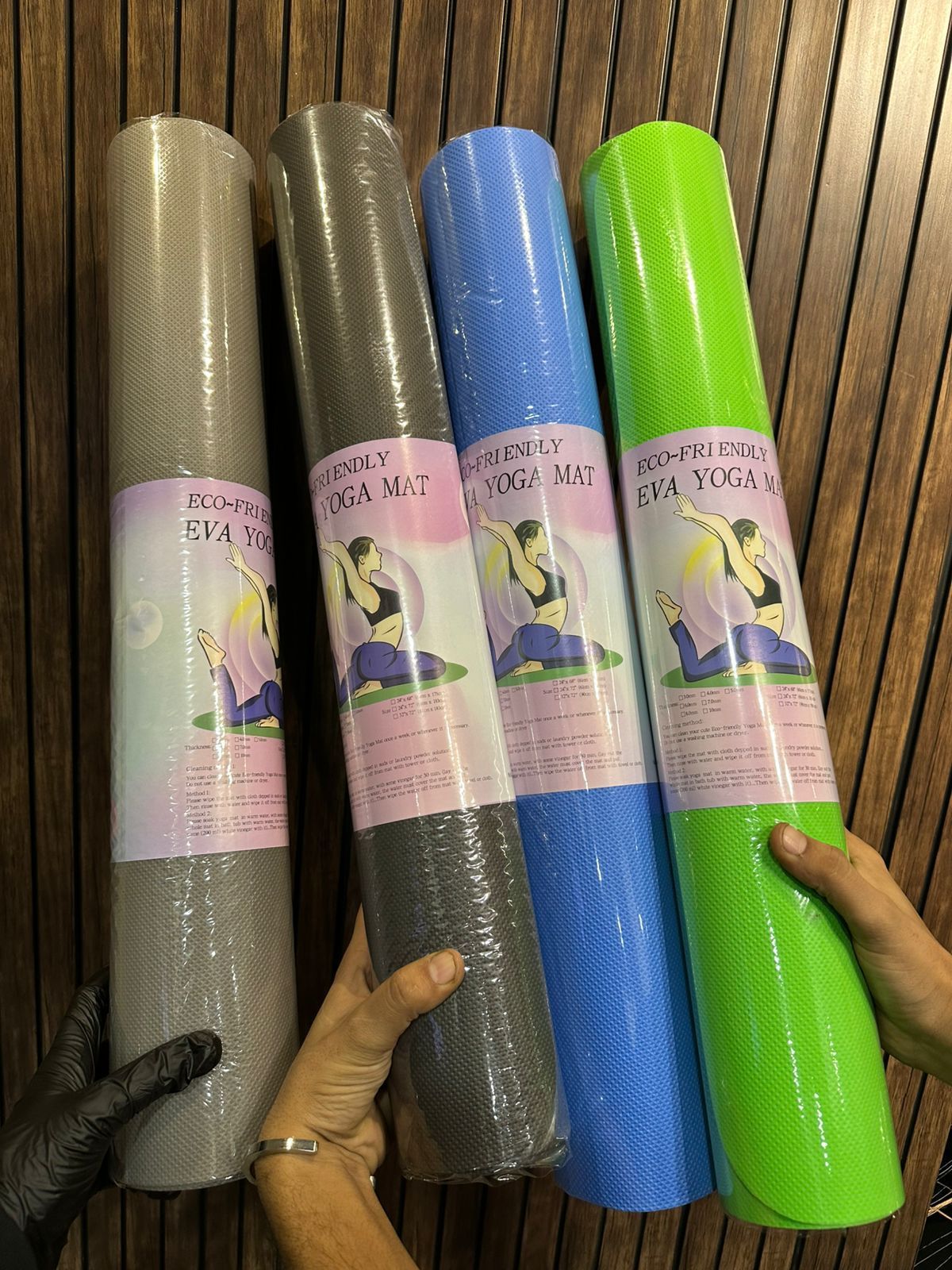 Long Non-slip Yoga Mat for Fitness, Hot Yoga, and Balance Training