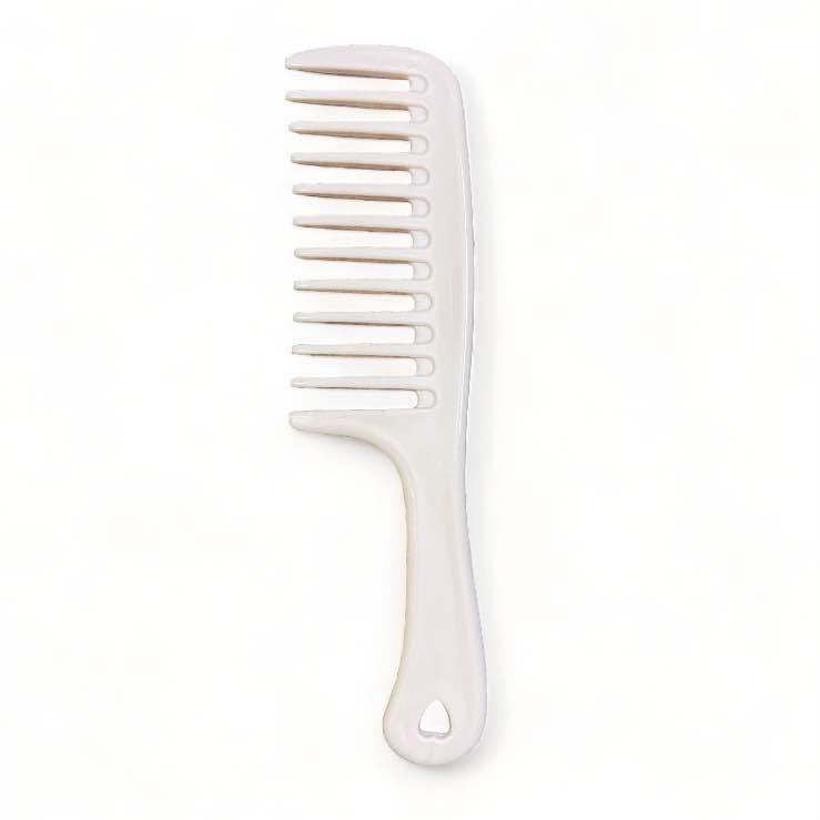 Hair Comb Afro Wide Tooth Comb For Detangling and Styling Plastic Comb For Men and Women Home and Salon