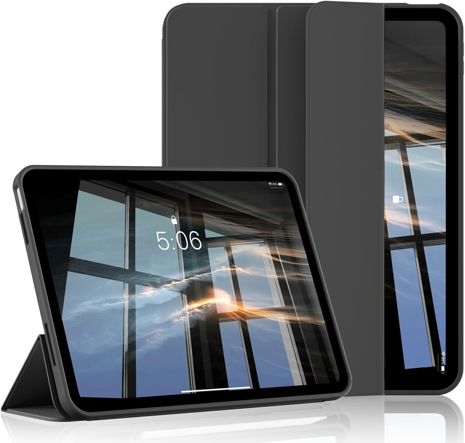Case For   Tab A7 Lite A8 A9 A11 Plus Tab S7 S8 S9 S10 FE S6 Lite Magnetic Flip Stand Tablet Cover Soft Back Shell