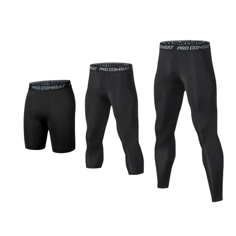 Mens Compression Pants Shaperwear Tights Cool Dry Leggings Sports Baselayer Running Athletic Workout Underwear Active Shorts