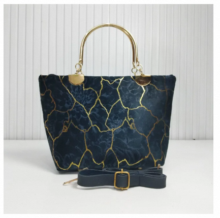 Hand bags for girls with stylish golden top handle and long strap top trend stylish Elegant crossbody bag with long strap for girls and women