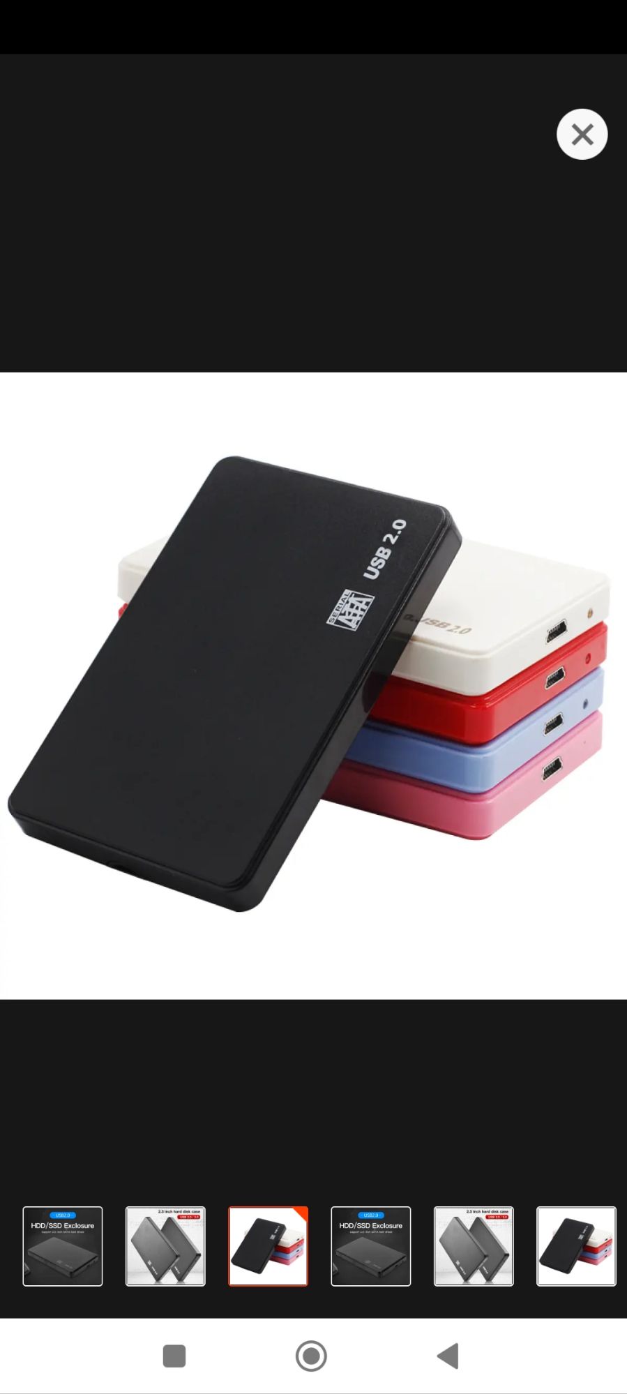 HDD Case 2.5" SATA to USB 3.0 Adapter Hard Drive Enclosure For SSD Disk Case HDD Box USB 2.0 HD External HDD Enclosure