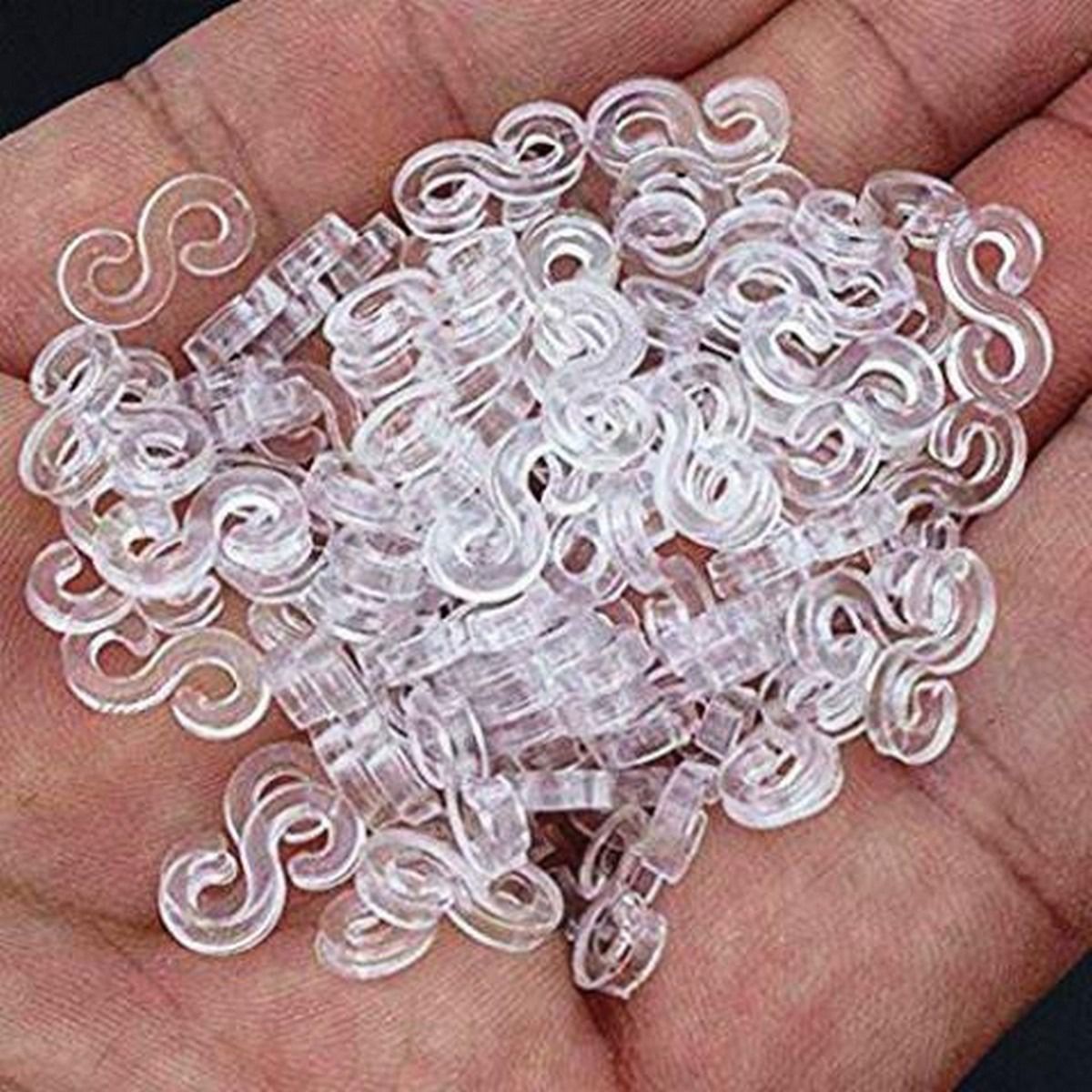 S-CLIPS FOR LOOM RUBBER BAND (50 PCS)