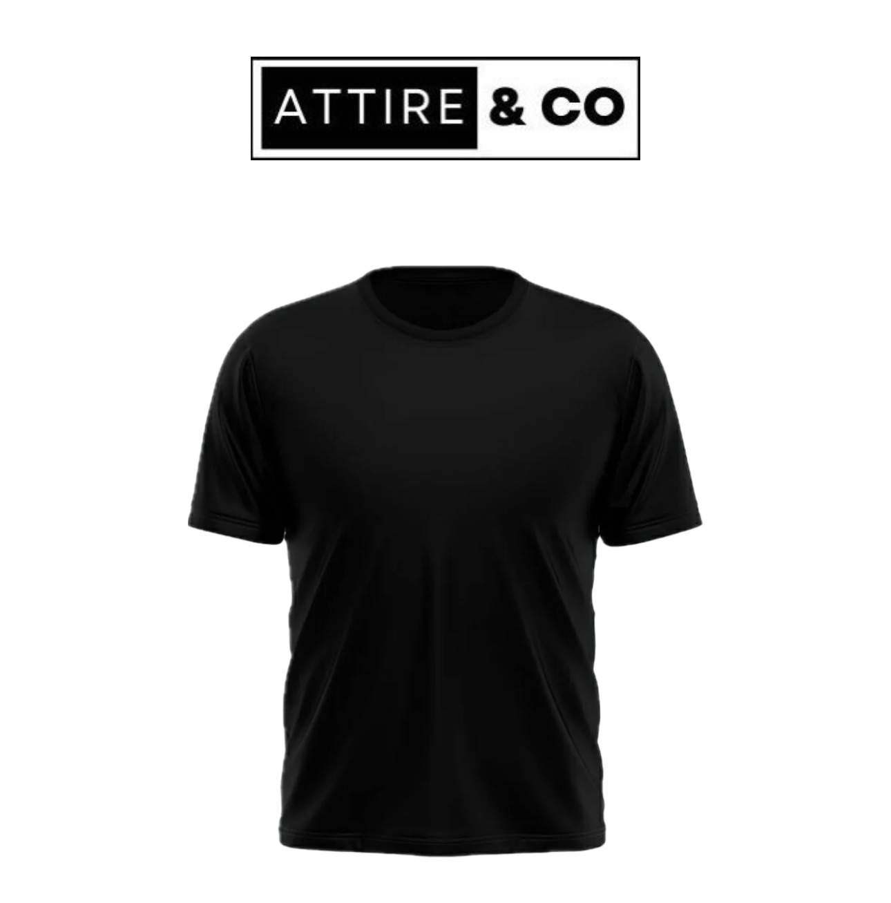 ATTIRE & CO BASIC HALF SLEEVES TSHIRTS FOR MENS