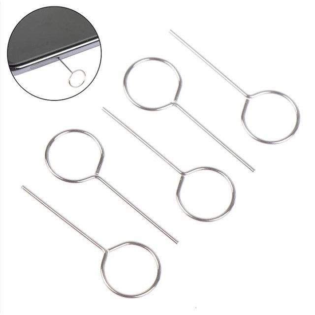 Sim Ejector Pin / Sim Eject Pin for Mobiles / Sim Remover Tool / Reset Pin (PACK OF 5)
