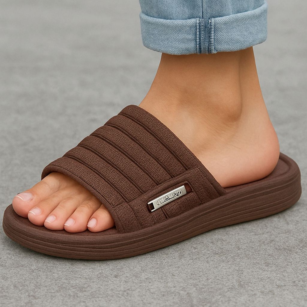 Multicolor Fashion Flip Flops & Slides, Waterproof Rubber House Slippers for Mens