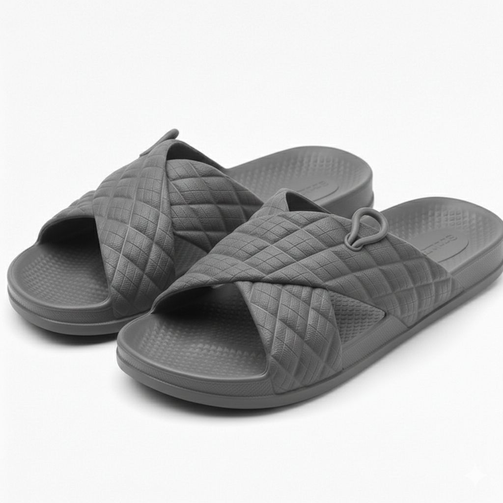 Soft Medicated Pure Rubber Casual house Slippers Non-Slip Stylish and Comfortable FlipFlops For Ladies Best for indoor use