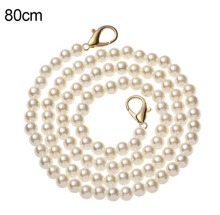 Handbag Replacement Big Pearls Chain Shoulder Bag Strap DIY Purse Chains Handles New Bag Accessories