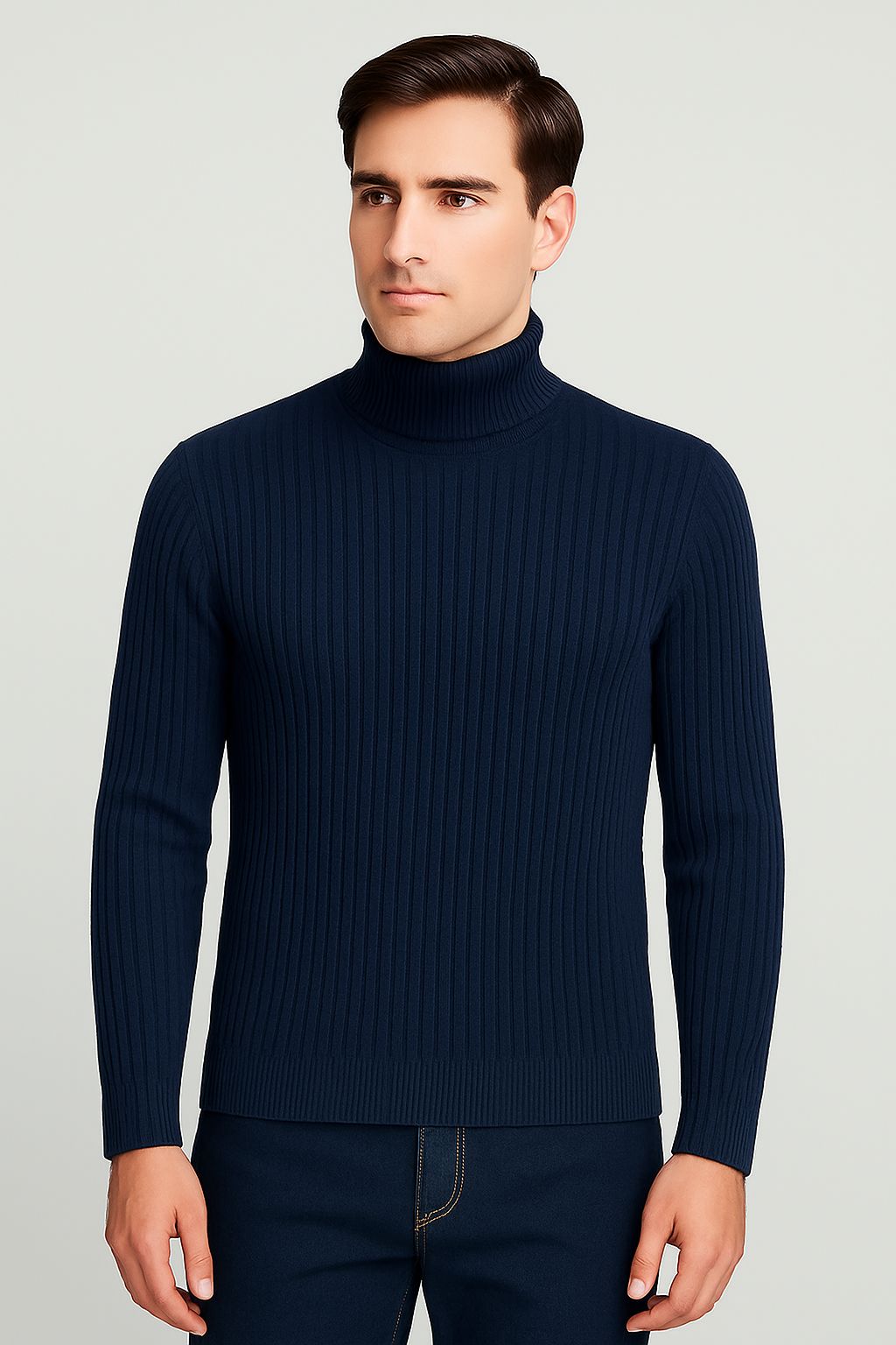 High Neck For Men & Boys Slimfit High Neck For Boys. Winter Long sleeves Turtleneck