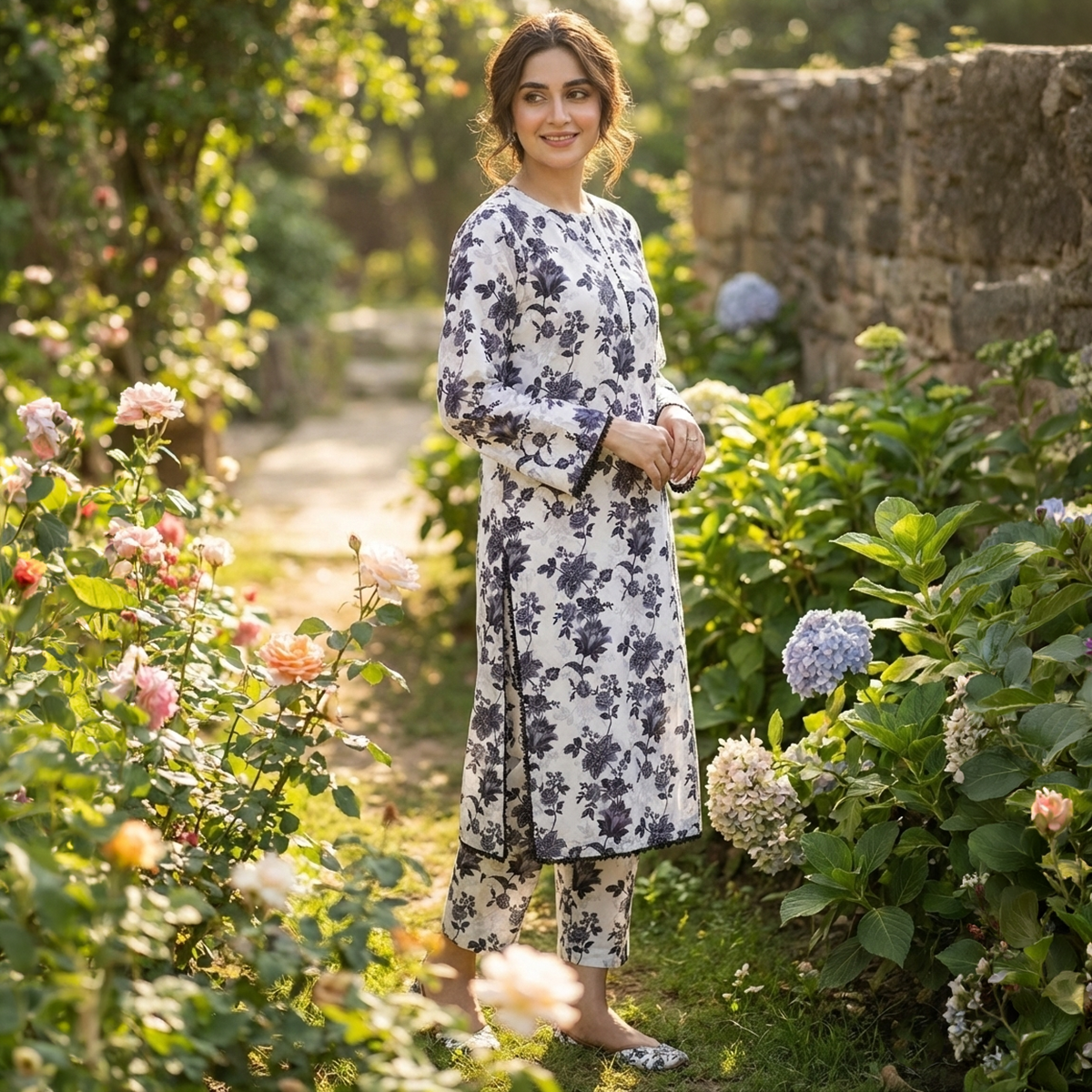 Noor Fatima's Collection Stitched Girls & Women Dress Cotton Casual Summer Wear Stylish Comfortable Outfit
