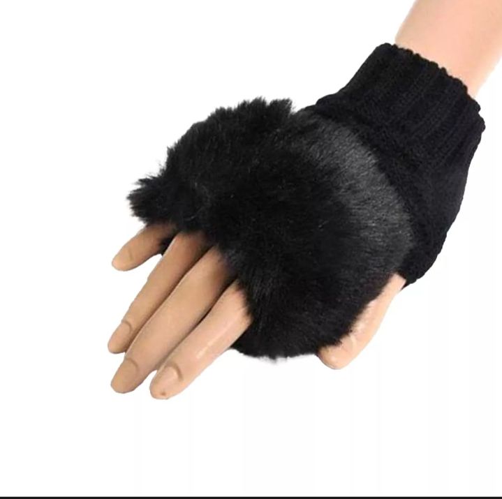 Wool Knitted Winter Thermal Warm and Comfortable Fingerless Gloves Mittens Winter accessories Hand Warmer Mitten Gloves Winter collection