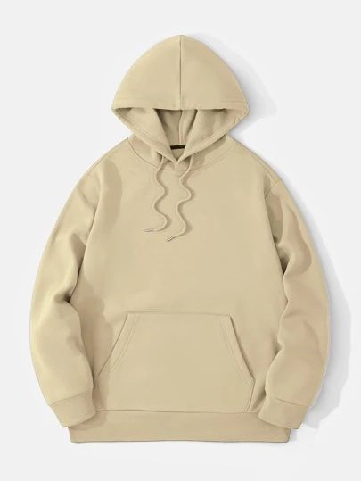 NEW TRENDY WINTER COLLECTION PLANE BASIC SKIN COLOUR HOODIE FOR MENS
