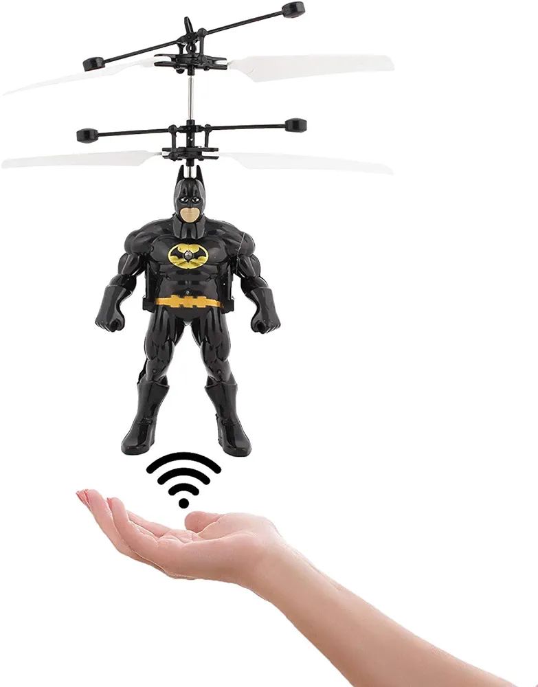 Flying avengers spideman batman iron man toys sensor flying toys rechargeable outdoor toys