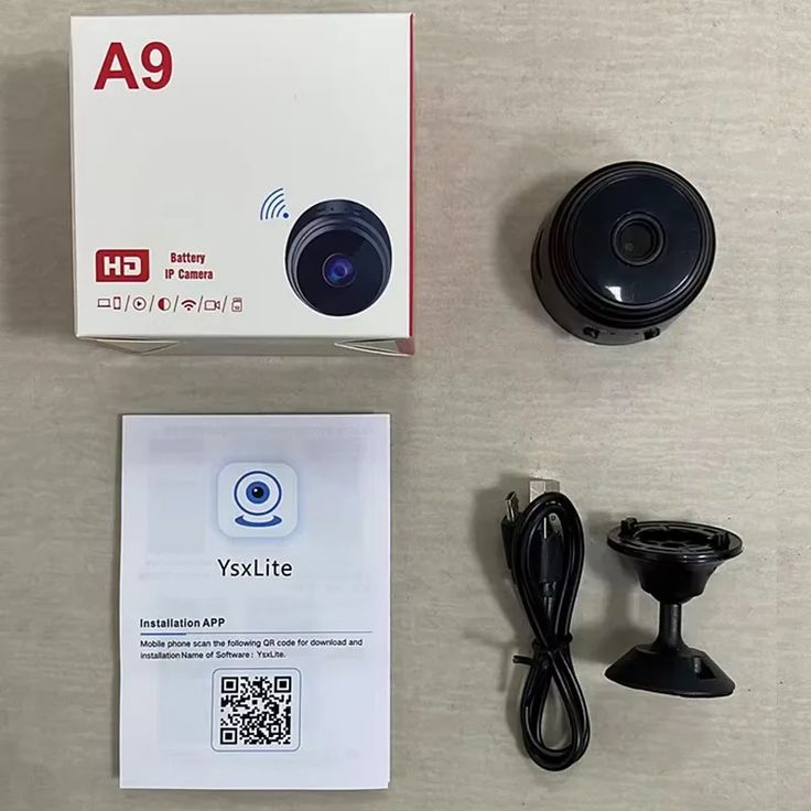 A9 Mini WiFi Camera 1080P HD Wireless Security Camera – Smart Home Indoor Camera with Mobile Phone App Remote Monitoring, Compact Portable Camera for Home, Office, Shop & Baby Monitoring
