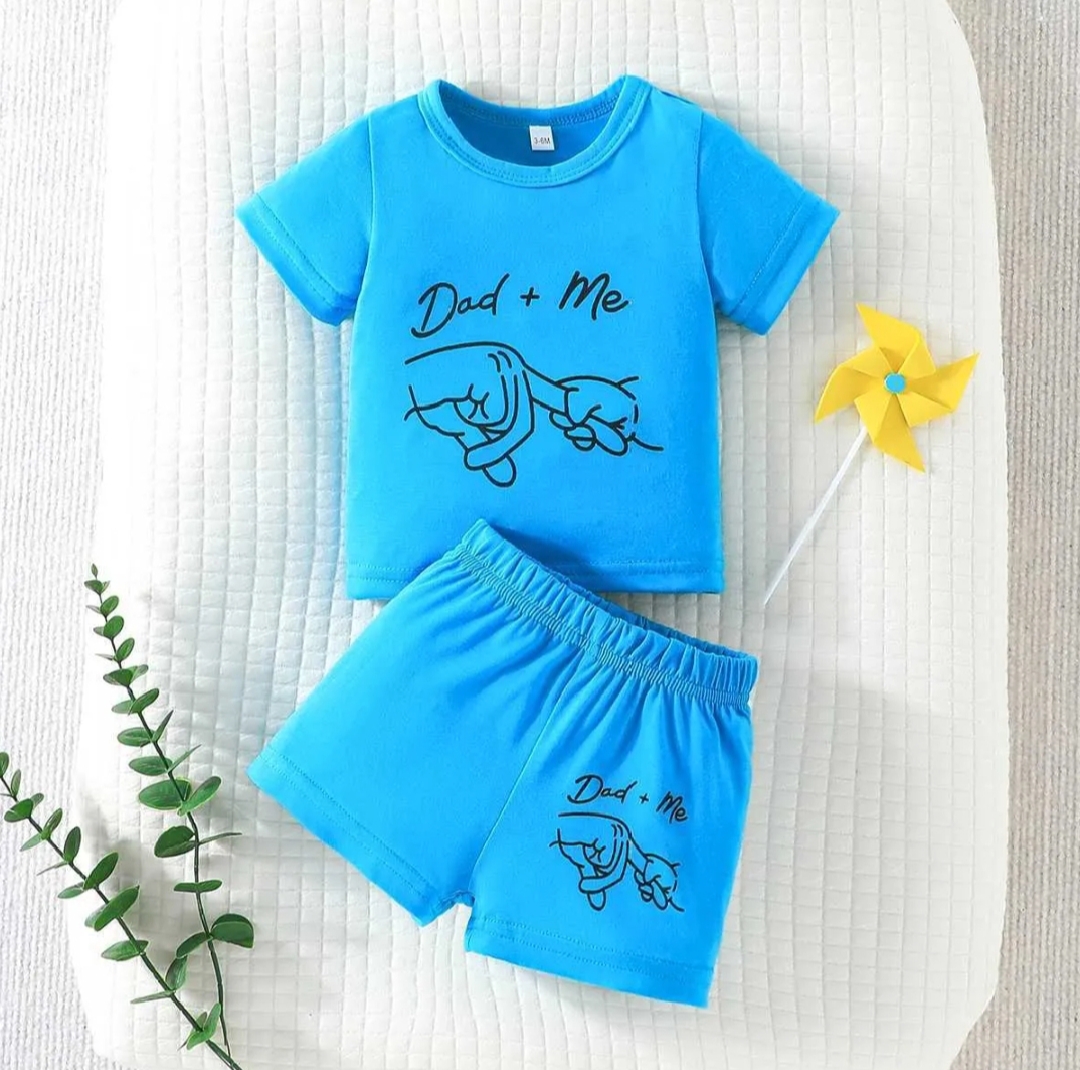 Baby Boy Dresses T-shirt And Short Pant Niker For Kids Baby Boys And Baby Girls Summer Collection Round Neck Short Sleeves Tee Top's Clothes Set Dresses Outfit Suit For Unisex Jannat Store