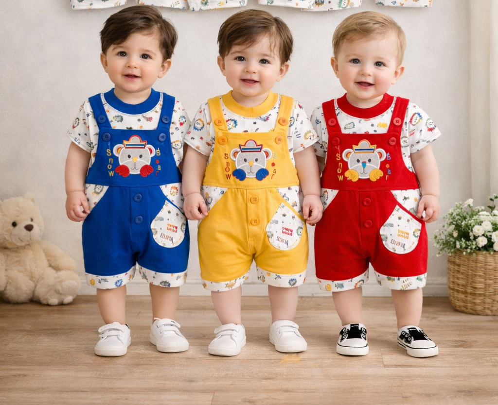 Newborn Baby Romper - random design & colors available - for 0 - 3 months babies