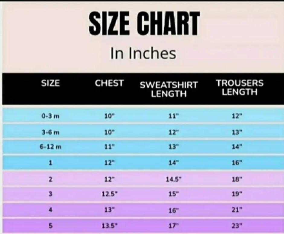 Sweet Shirt And Trouser Winter Kids Track Suit For Boys and Girls Both Kids Fashion