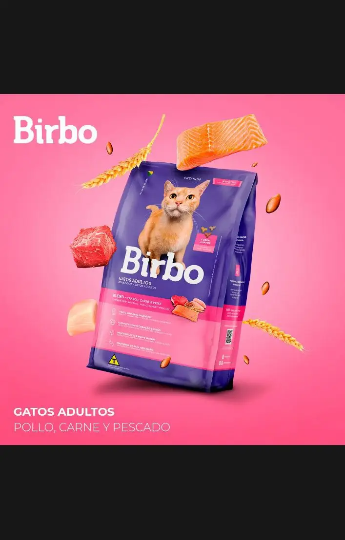 Birbo Cat Food Blend Chicken Beef Fish 1 Kg