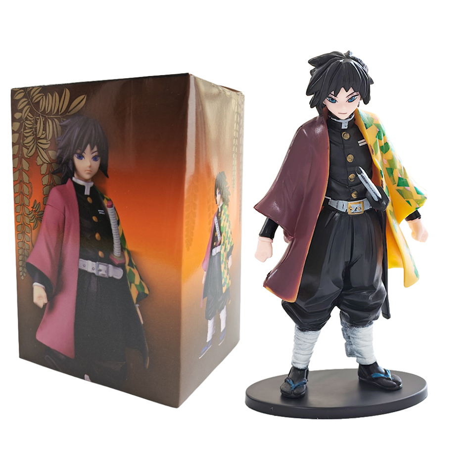 15cm Anime Demon Slayer Figure Doll Toy Nezuko Tanjirou Zenitsu Inosuke Kyoujurou Shinobu Giyuu Qposket Model Toy 