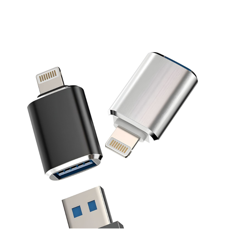 OTG Adapter, Lightning to USB 3.0 Female Converter for iOS Devices - High-Speed Data Sync for Flash Drives, Hard Drives, Keyboards with iPhene 14/13/12/11, lPad
