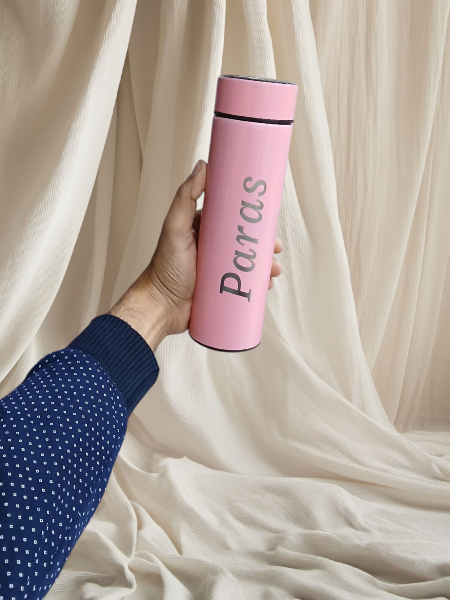 Customize Bottles with Name logo Bottle with Name Printing, Customize Vacuum Thermos Flask Bottle,  Best Water Bottle, Bottle with Writing, Water Bottle for Kids, Hot and Cool Bottle, Personalised Bottle, Beautiful Tumbler Bottles, Laser Engraved Bottles