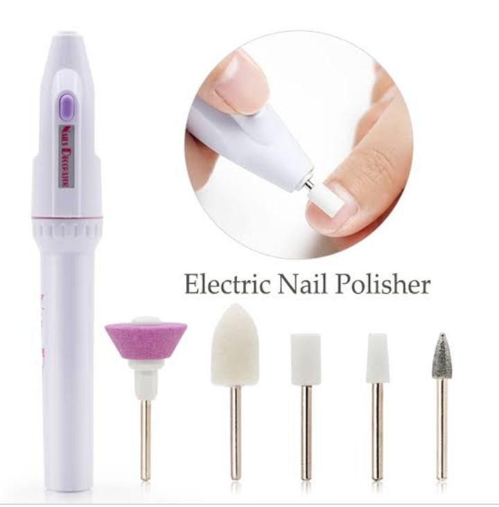 Electric Nail Drill Polisher Kit machine Set Manicure Pedicure Grinding Burnishing Machine Nail Art File Drill Polisher