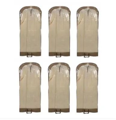 garment bag (Pack Of 12)- Buy10 & Get 2 Free,Home Clothes Garment Cover Case,Dustproof For Cloth / Dress Coat / Suit Clothing Protector Bags/48 inch lenght,wardrobe orgnizer,zipper bag,protecter for garments and clothes