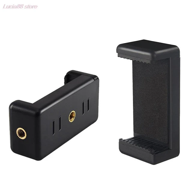 Stand Clip Bracket Tripod/Mount Adapter for Mobile Holder Tripod Kit (Black, Supports Up to 500 g) Mobile Holder (Black)