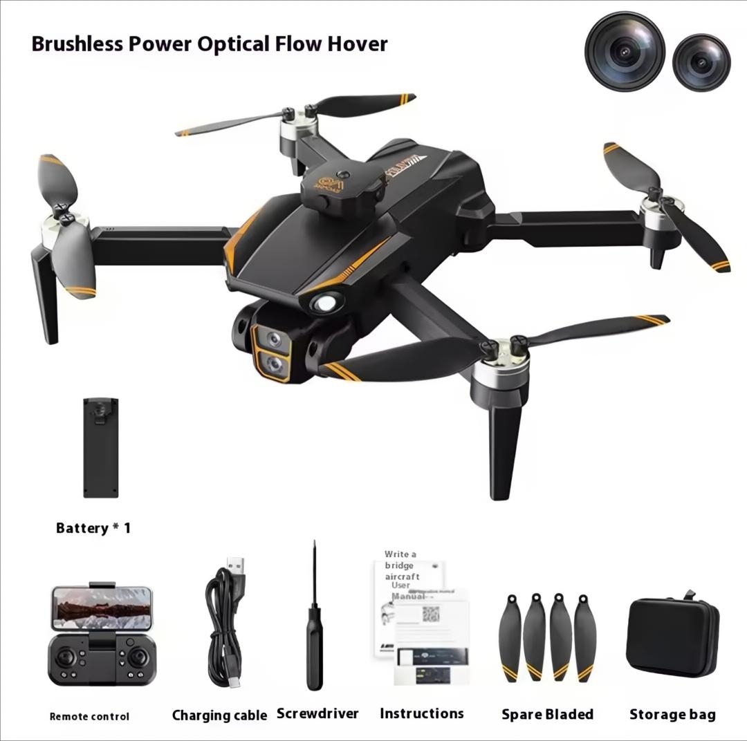S26 Pro Dual Camera Drone HD Camera With Brushless Motor
Foldable RC Quadcopter For Aerial Photography
Having WIFI Avoid Obstacles 360° Roll & Intelligent Following