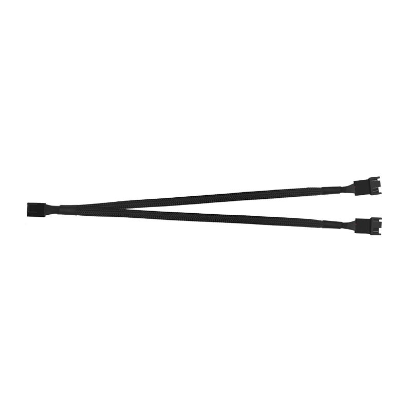 JUMPEAK High-quality PC Computer Case Cooling Fan PWM 4PIN Splitter Cable Braided Sleeve Extension Wire