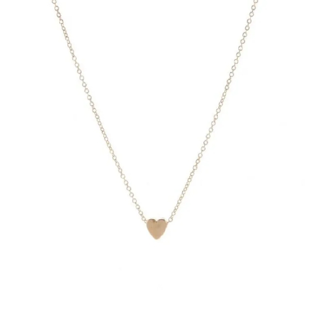 Minimalist Heart Shape Clavicle Necklace for Women – Elegant Gold Color Pendant Chain | Fashion Jewelry Gift for Girls