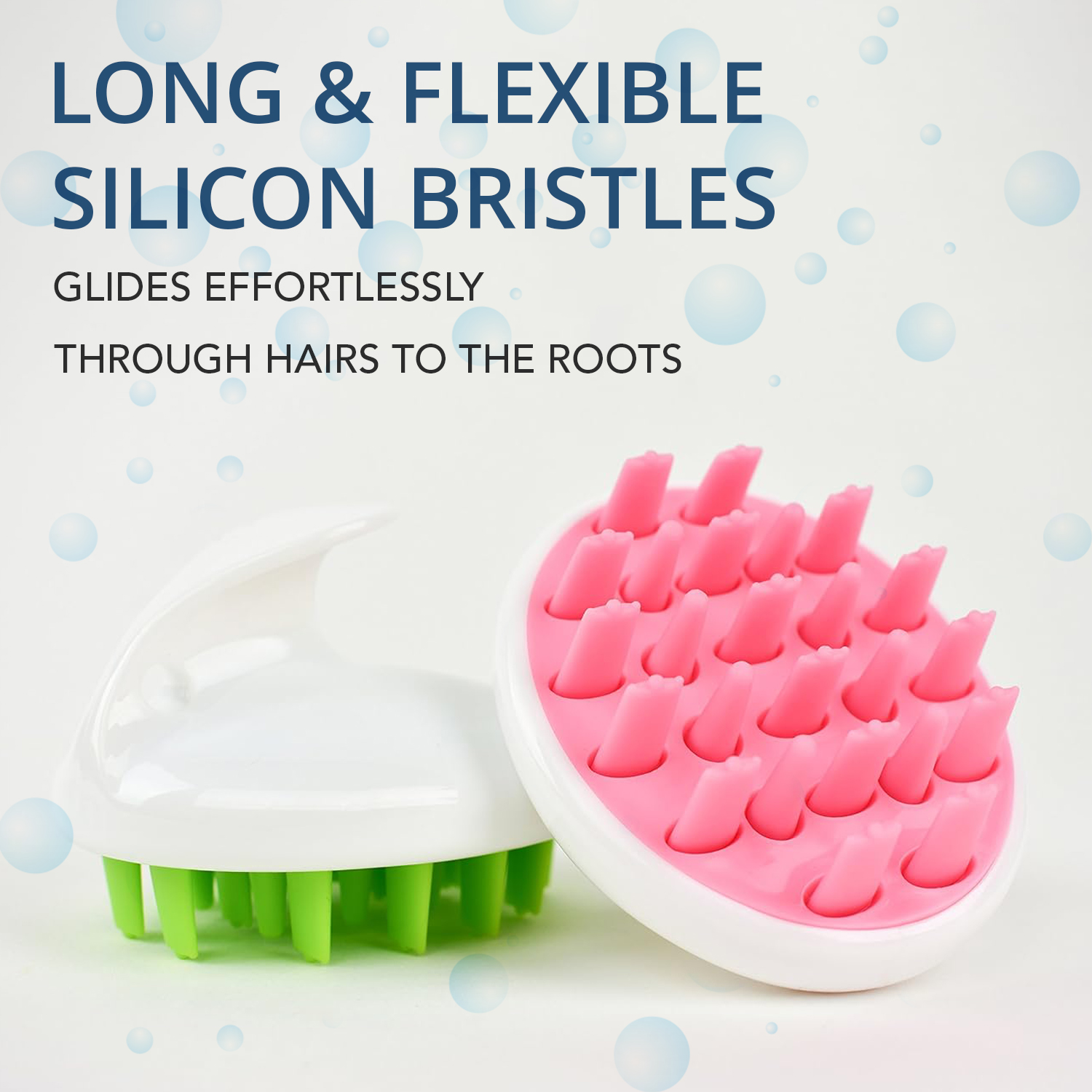 Silicone Scalp Massager Shampoo Brush - photo 3