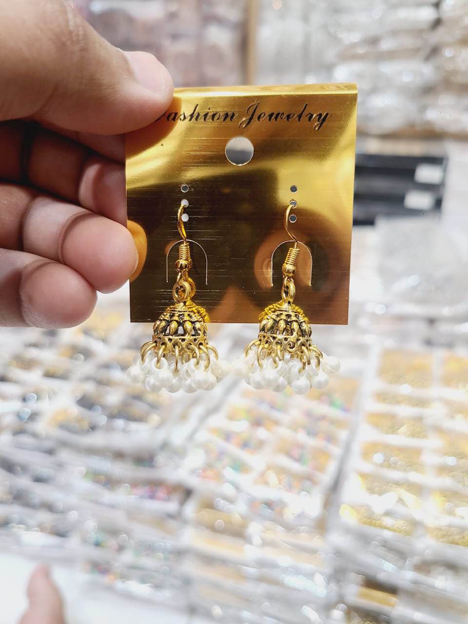Antique Jhumki Small Size Jhumki Earrings For Girls And Women New Fashion Trendy Style
