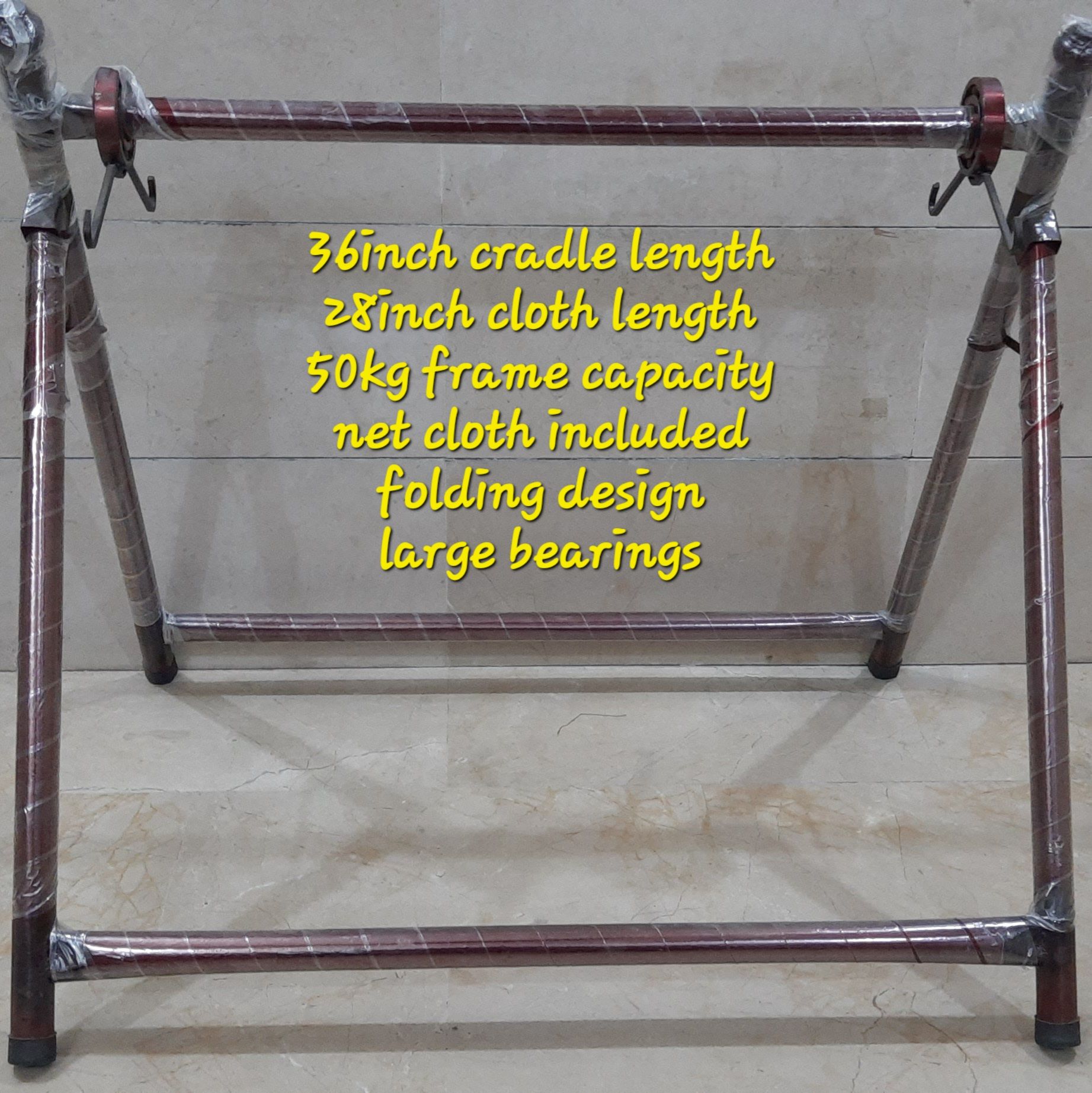 baby cradle swing of metal