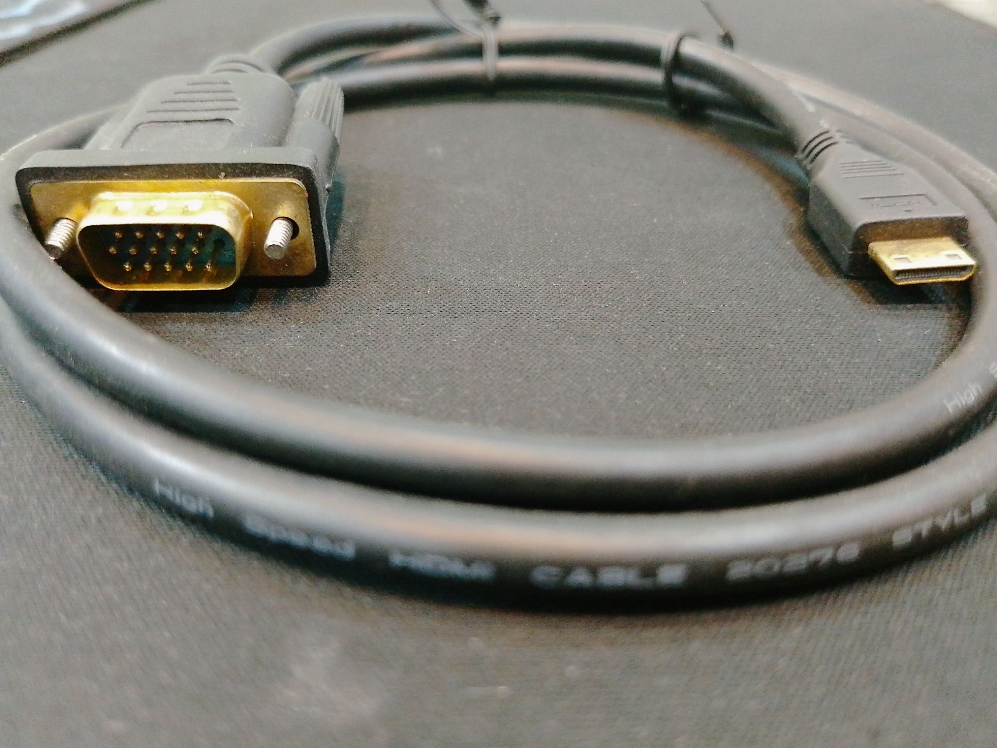 hdmi mini to vga cable