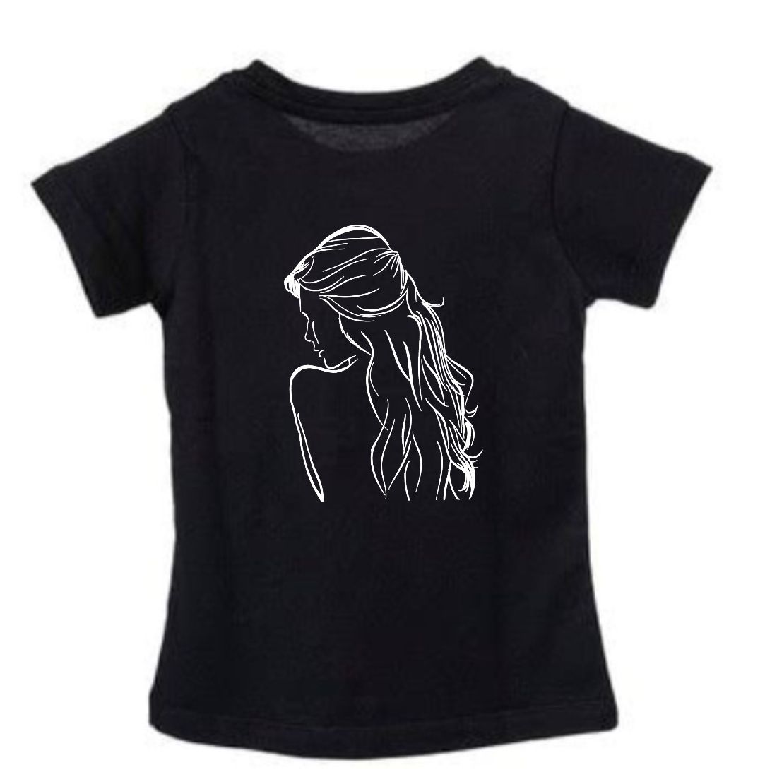 black t shirts for girls and woman's summer collection
