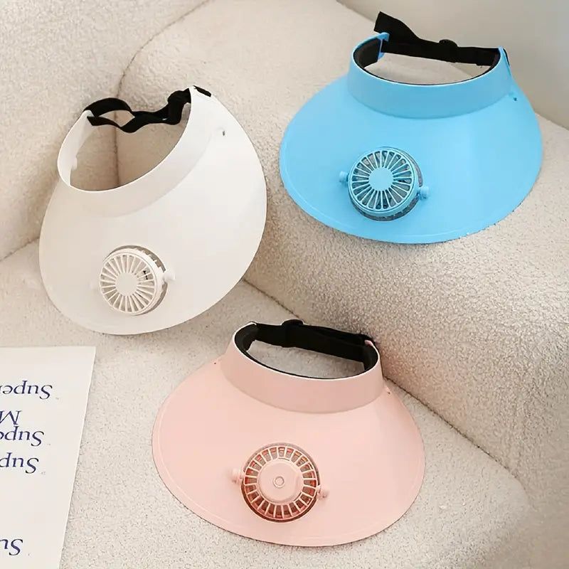 Rotating Fan hat | Chargeable Fan Cap