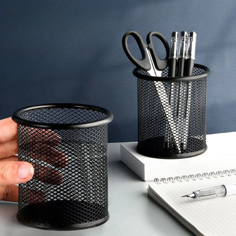 Mesh Metal Pen Holder