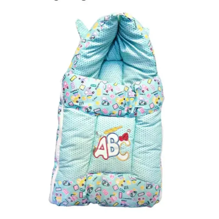 High Quality Blue Super Soft Baby Bed Set, Born Baby Sleeping Bag