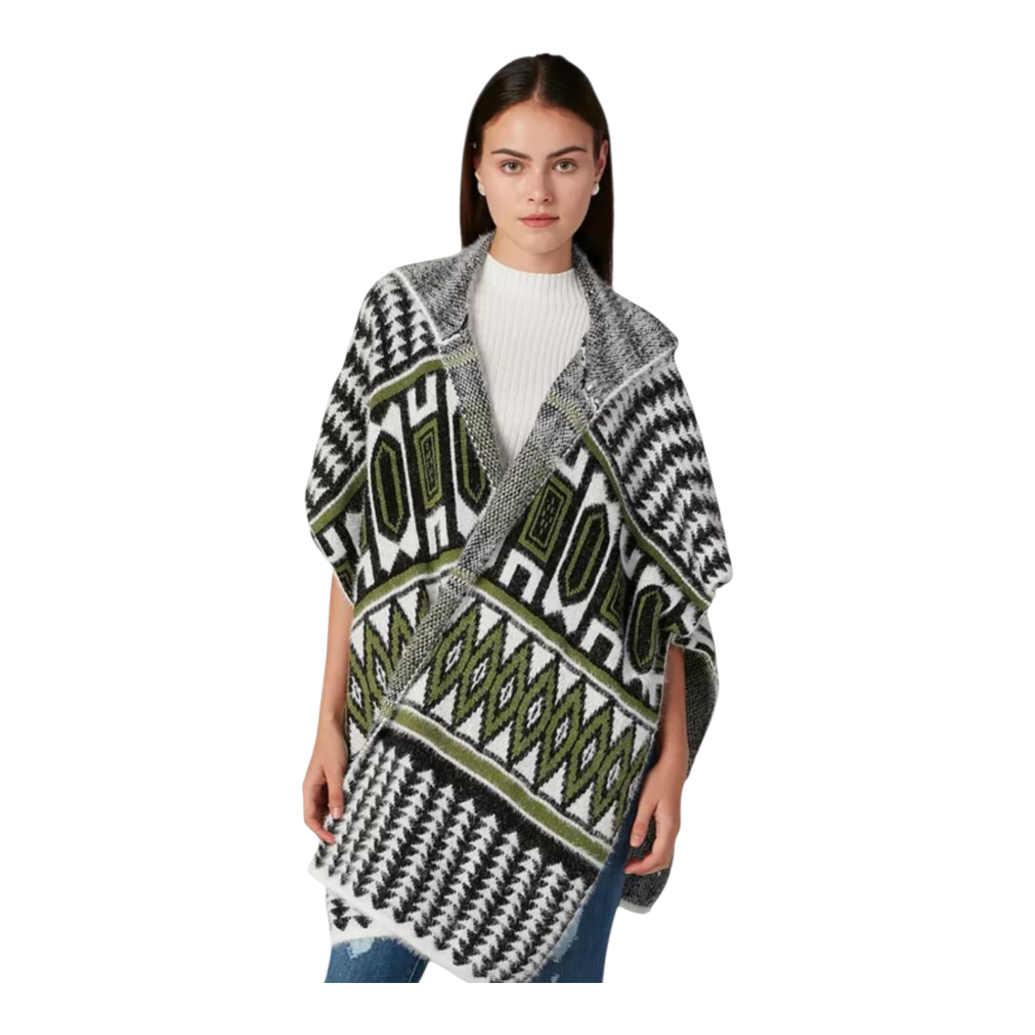 Imported Cape Shawl, Branded Coats and Poncho for Women, Ideal Wool Fabric for Cold Winters, Perfect for Outdoor Parties, Stay Warm in Style