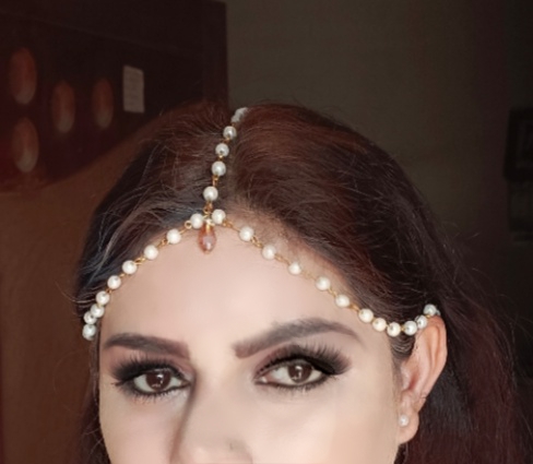 Head Chain, Hear band For Girls, Girls Head chain, Pearl Head Chain, Matha Patti , Handmade pearl Chain Handmade jewellery for girls