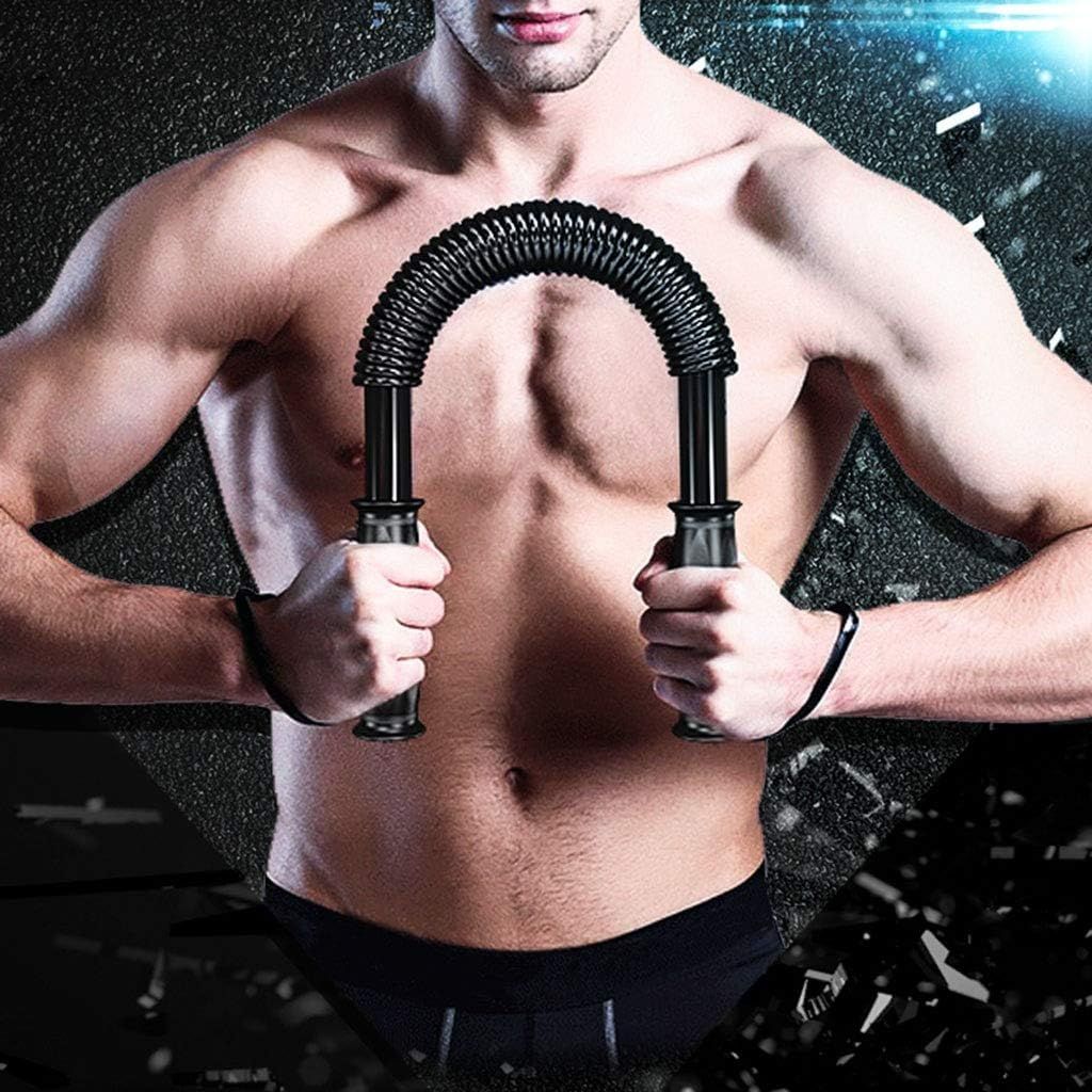 Spring Arm Exercise Stick Chest Expander Arm Chest Muscle Training Power Twister Spring Workout Arm Builder Heavy Duty Flexible Arm Strength Bar Elasticity 30 Kg