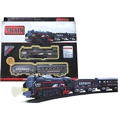 Century Express TrainSet For Kids Multicolor Black Train Battery Operated Plastic Toy TrainSet