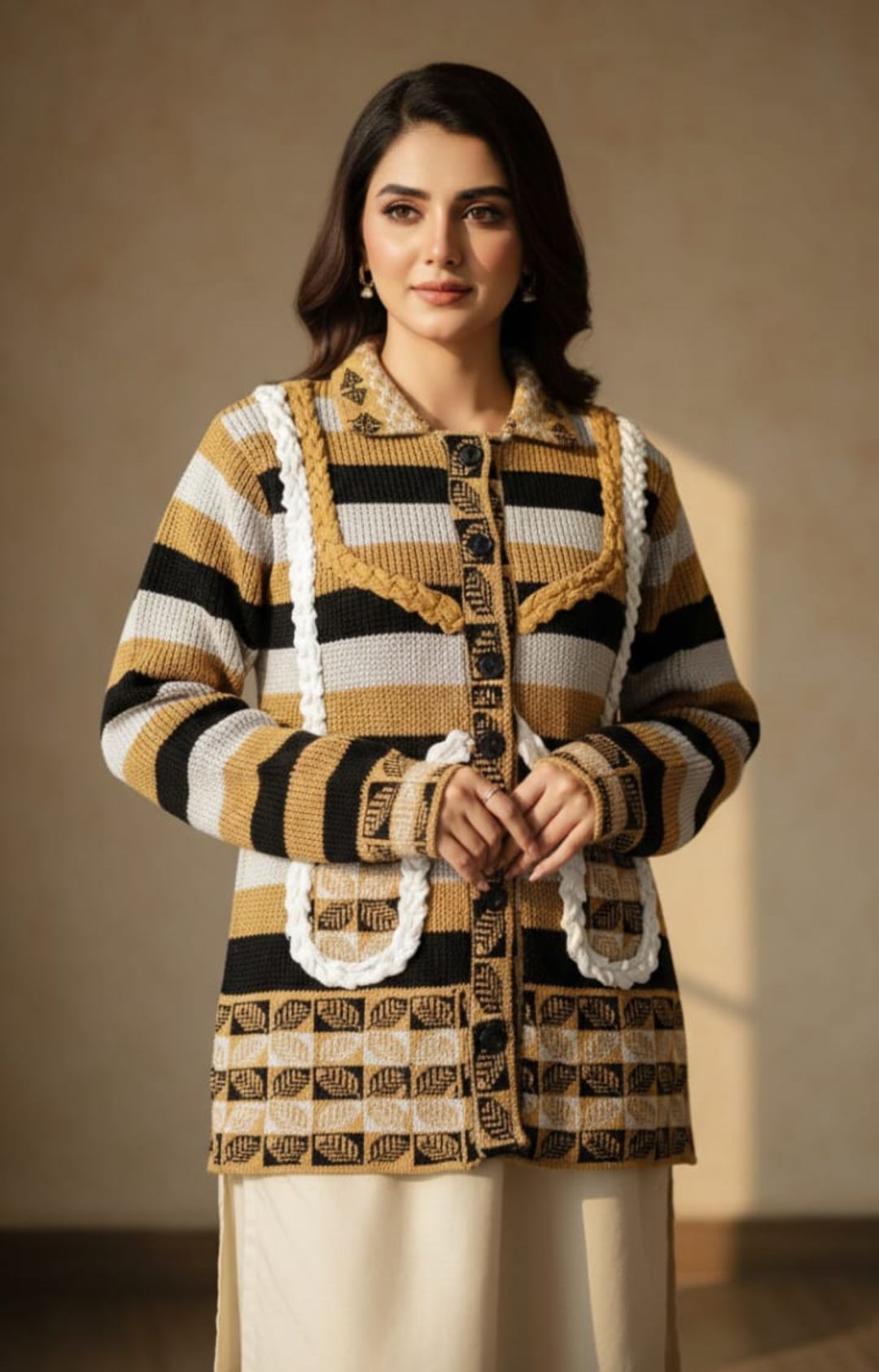 Ladies Winter Wool Sweater | Warm & Stylish Knitted Jersey for Women | Soft Comfort Fit | Casual & Party Wear